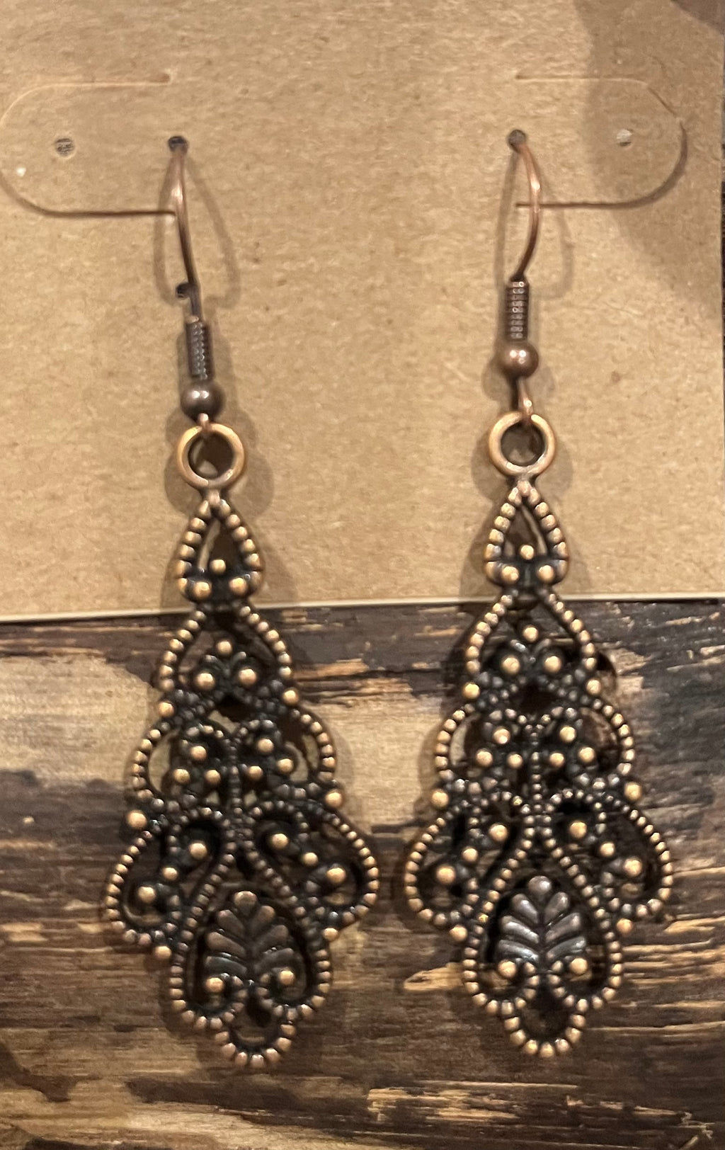 Ornate Copper Earrings, For A Cause