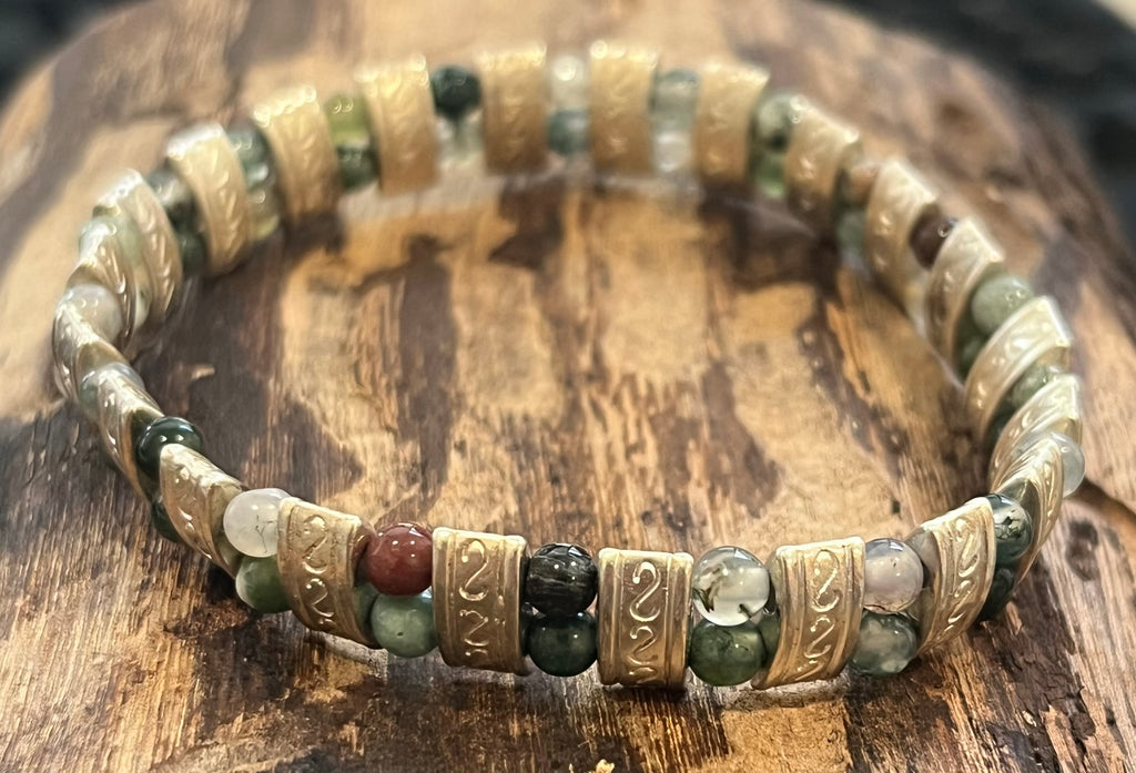 Silver and Agate Bracelet, For A Cause