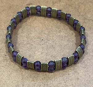 Bronze and Amethyst Bracelet, For A Cause